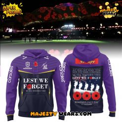 Melbourne Storm Lest We Forget Special Hoodie