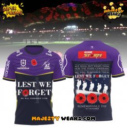 Melbourne Storm Lest We Forget Special Tee
