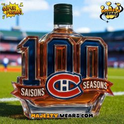 Montreal Canadiens 100th Anniversary Special Edition Whiskey Bottle
