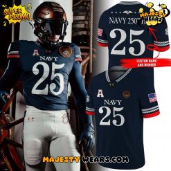 Navy Midshipmen 250th Anniversary Uniform Special Football Jersey