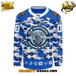 New Hampshire Mountain Kings 2025 Salute to Service Special Hockey Jersey
