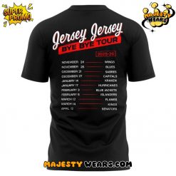 New Jersey Devils Jersey Jersey Bye Bye Tour Special TShirt