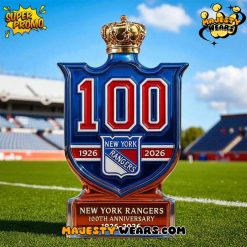 New York Rangers 100th Anniversary Limited Edition Whiskey Bottle