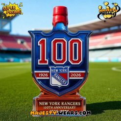 New York Rangers 100th Anniversary Limited Edition Whiskey Bottle