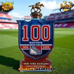 New York Rangers 100th Anniversary Limited Edition Whiskey Bottle