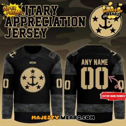 Norfolk Admirals Military Night 2025 Special Hockey Jersey
