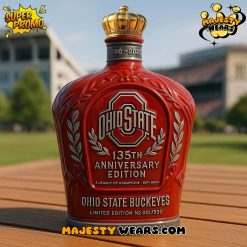 Ohio State Buckeyes 135th Anniversary Whiskey Bottle