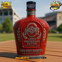 Ohio State Buckeyes 135th Anniversary Whiskey Bottle