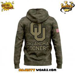 Oklahoma Sooners Salute to Service 2025 Camo Hoodie