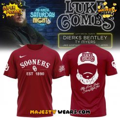Oklahoma Sooners x Luke Combs My Kinda Saturday Night Tour Special Tee