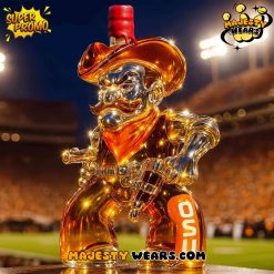 Oklahoma State Cowboys Limited Edition Whiskey Bottle