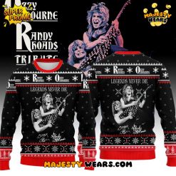 Ozzy Osbourne Randy Rhoads Legends Never Die Ugly Christmas Sweater