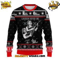 Ozzy Osbourne Randy Rhoads Legends Never Die Ugly Christmas Sweater