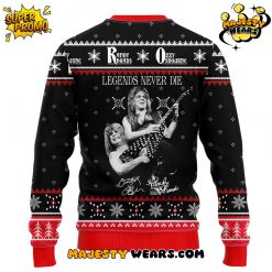 Ozzy Osbourne Randy Rhoads Legends Never Die Ugly Christmas Sweater