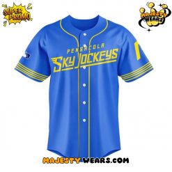 Pensacola Blue Wahoos Sky Joykeys Custom Baseball Jersey