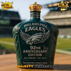 Philadelphia Eagles 92nd Anniversary Whiskey Bottle