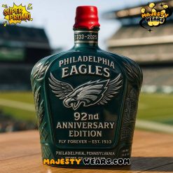 Philadelphia Eagles 92nd Anniversary Whiskey Bottle