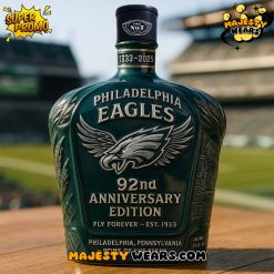 Philadelphia Eagles 92nd Anniversary Whiskey Bottle