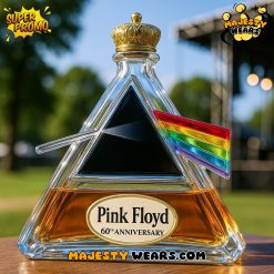 Pink Floyd 60th Anniversary Limited Edition Commemorative Whiskey Bottle