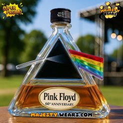 Pink Floyd 60th Anniversary Limited Edition Commemorative Whiskey Bottle
