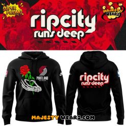 Portland Trail Blazers Rip City Runs Deep Special Hoodie