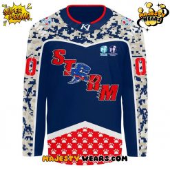 Quad City Storm ”Military Night” Appreciation Custom Hockey Jersey