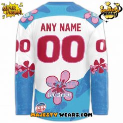 Reading Royals 2025 Lilo Stitch Night GameWorn Custom Hockey Jersey
