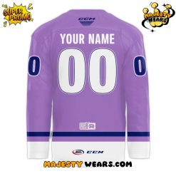 Rocket de Laval 2025 Hockey Fights Cancer Special Hockey Jersey