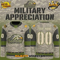 Saginaw Spirit Military Appreciation Night 2025 Special Hockey Jersey