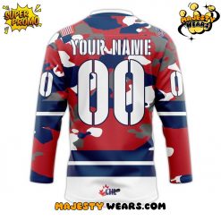 Saginaw Spirit x 2025 Military Appreciation Custom Hockey Jersey