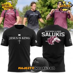 Saluki Football “Jesus Is King” Special Black Tee