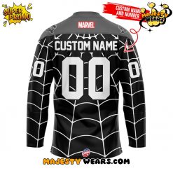 Savannah Ghost Pirates x Marvel Spiderman Custom Hockey Jersey