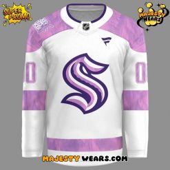 Seattle Kraken Cancer Night 2025 Special Hockey Jersey