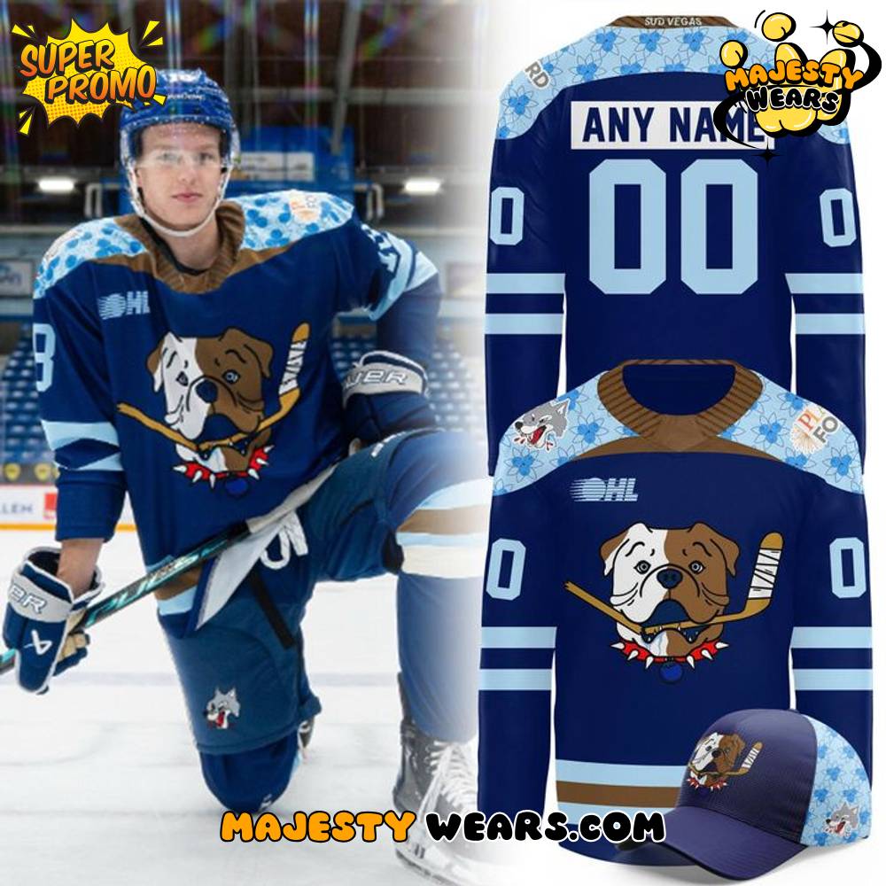 Sudbury Wolves “Sudvegas” Special New Custom Hockey Jersey Sudbury Wolves “Sudvegas” Special New Custom Hockey Jersey