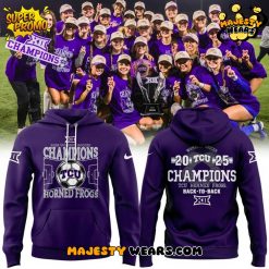 TCU Horned Frogs Women’s Soccer 2025 Big 12 Regular Season Champions Hoodie
