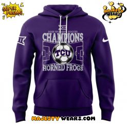 TCU Horned Frogs Women’s Soccer 2025 Big 12 Regular Season Champions Hoodie
