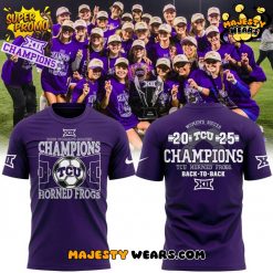 TCU Horned Frogs Women’s Soccer 2025 Big 12 Regular Season Champions Tee