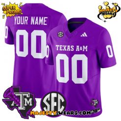 Texas AM Aggies DJ Screw Custom Football Jersey