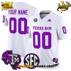 Texas AM Aggies DJ Screw Custom Football Jersey