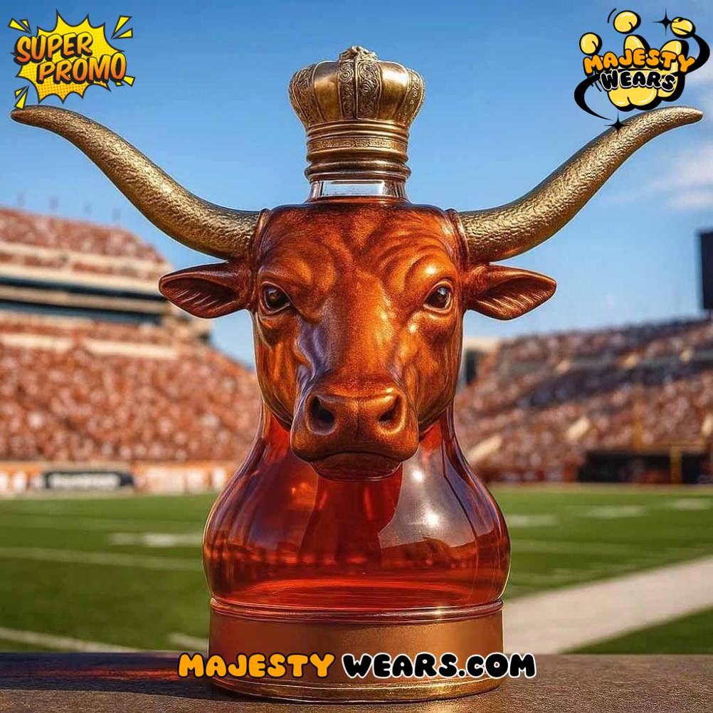 Texas Longhorn Bull Head Whiskey Bottle Limited Edition Texas Longhorn Bull Head Whiskey Bottle Limited Edition