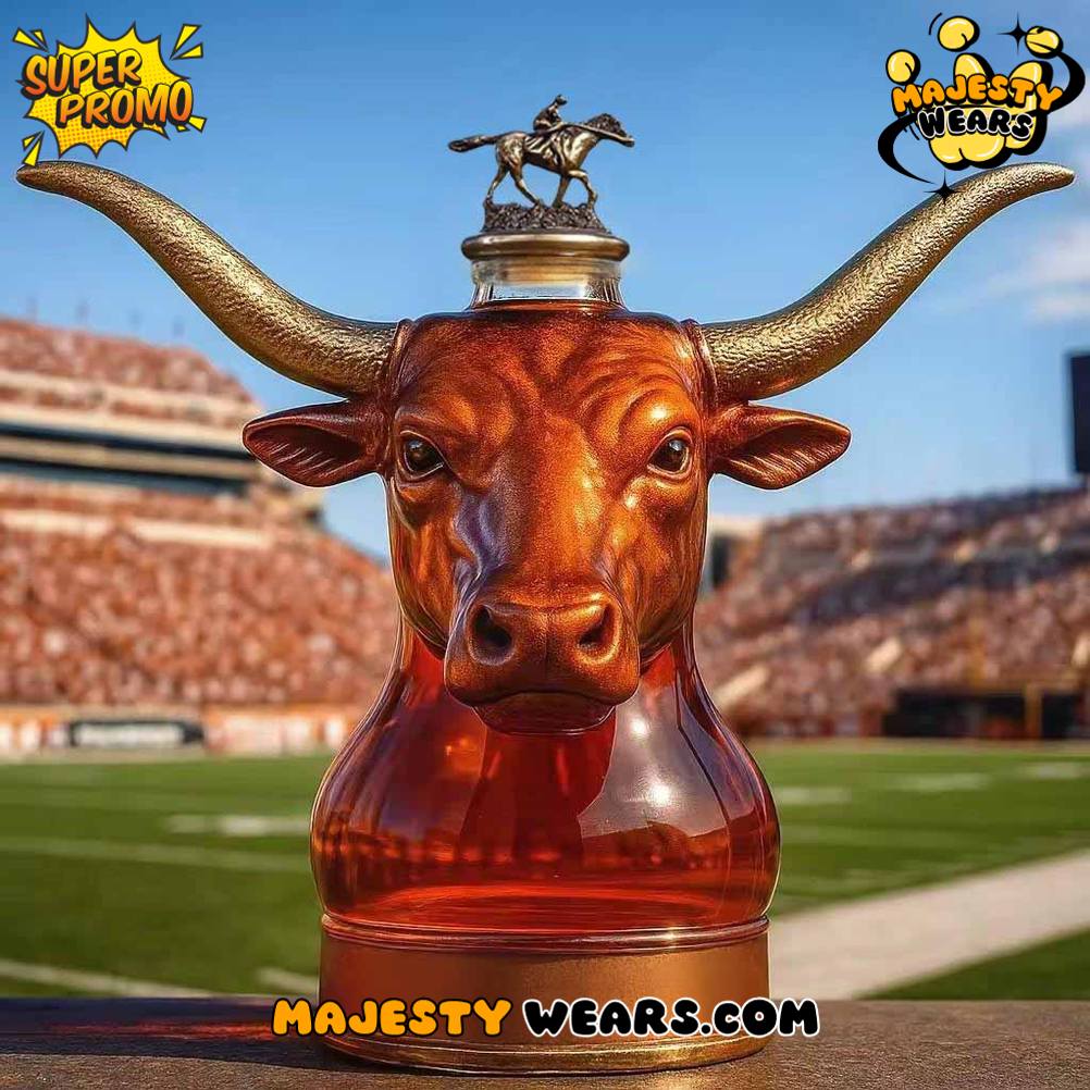 Texas Longhorn Bull Head Whiskey Bottle Limited Edition Texas Longhorn Bull Head Whiskey Bottle Limited Edition