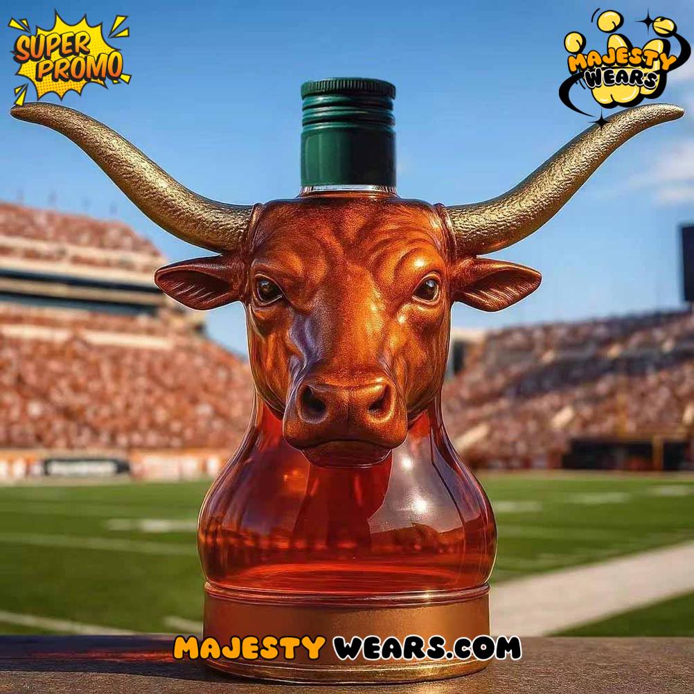 Texas Longhorn Bull Head Whiskey Bottle Limited Edition Texas Longhorn Bull Head Whiskey Bottle Limited Edition