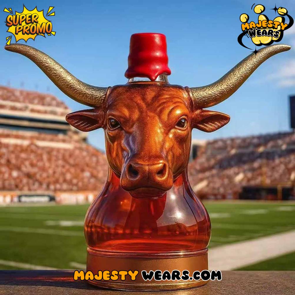 Texas Longhorn Bull Head Whiskey Bottle Limited Edition Texas Longhorn Bull Head Whiskey Bottle Limited Edition