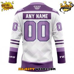 Texas Stars Hockey Fight Cancer Special Hockey Jersey