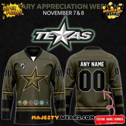 Texas Stars x 2025 Military Appreciation Custom Hockey Jersey