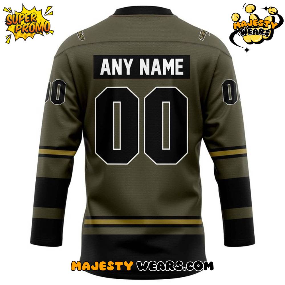 Texas Stars x 2025 Military Appreciation Custom Hockey Jersey Texas Stars x 2025 Military Appreciation Custom Hockey Jersey
