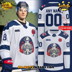 The Kitchener Rangers’ 20th Edition of Our Remembrance Day Custom Hockey Jersey