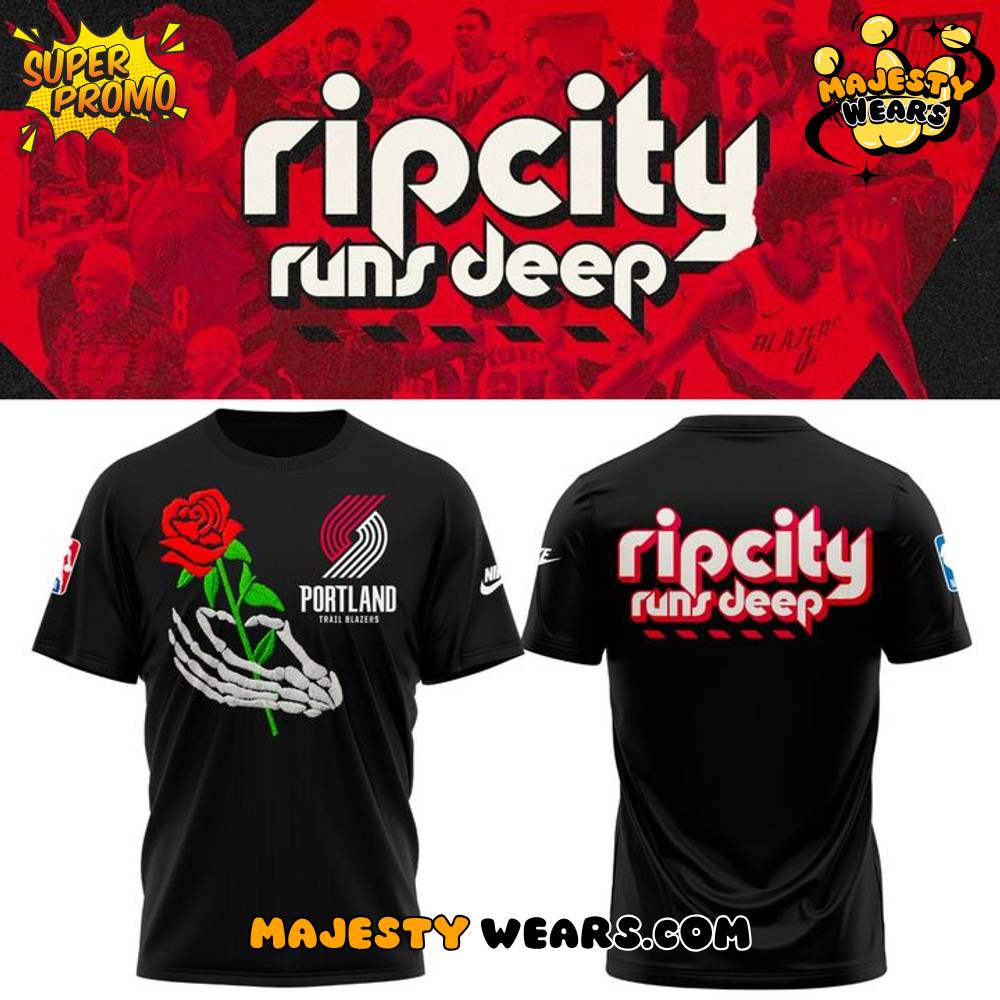 Trail Blazers “Rip City Runs Deep” Limited T-Shirt Trail Blazers “Rip City Runs Deep” Limited T-Shirt