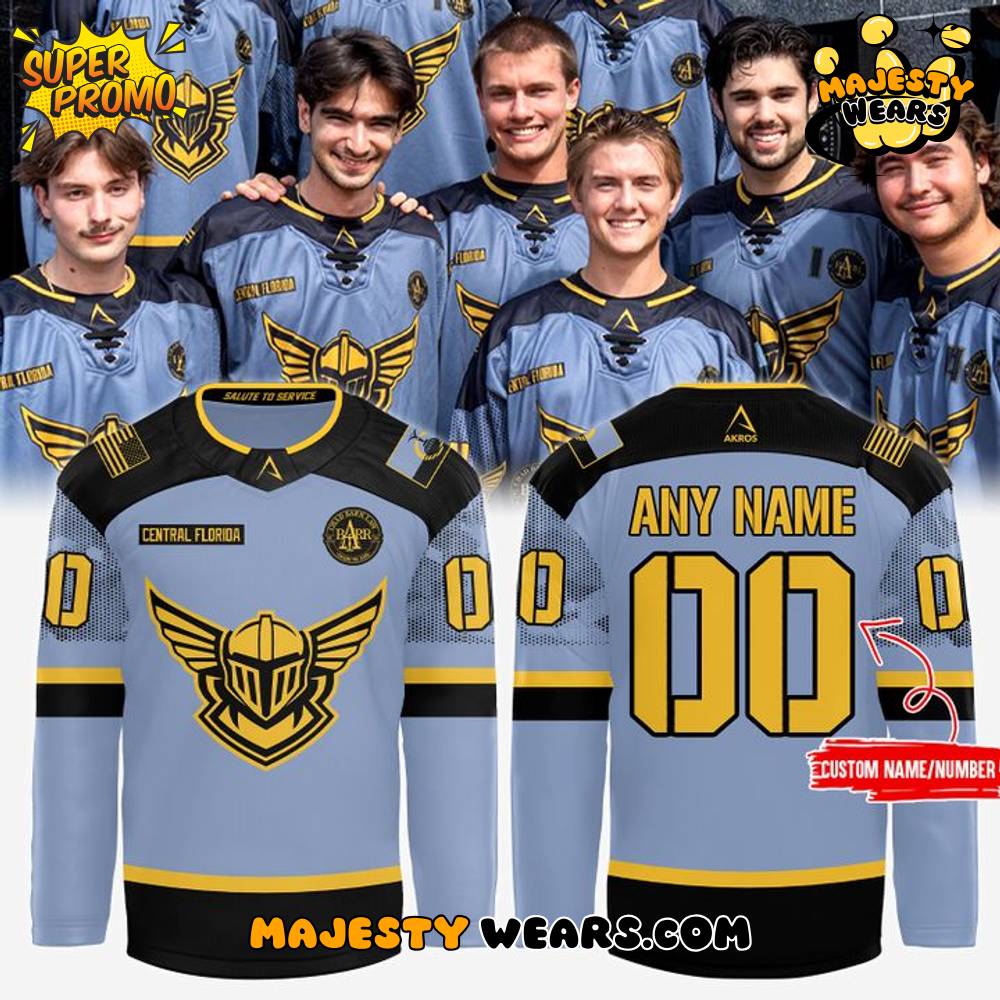 UCF Hockey x 2025 Veterans Appreciation Custom Hockey Jersey UCF Hockey x 2025 Veterans Appreciation Custom Hockey Jersey