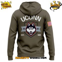UConn Huskies 2025 Salute to Service Special Hoodie